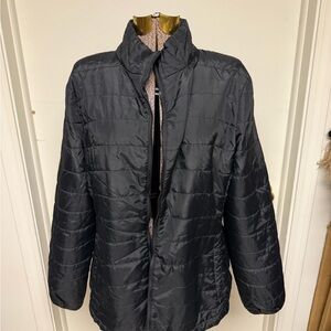 C9 32 Degrees Women’s XL Lightweight Quilted Puffer Jacket Black Packable Coat